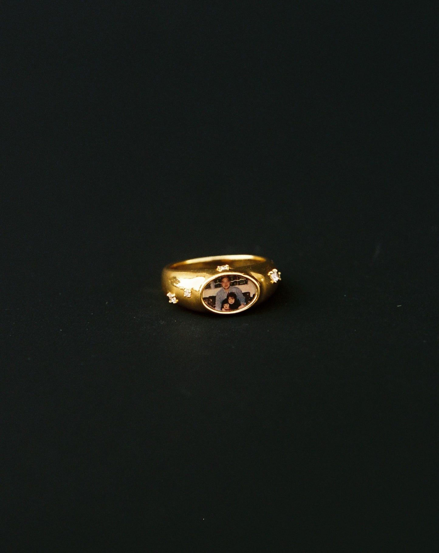 Signet Memory Ring - Gold Vermeil