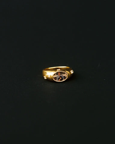 Signet Memory Ring - Gold Vermeil
