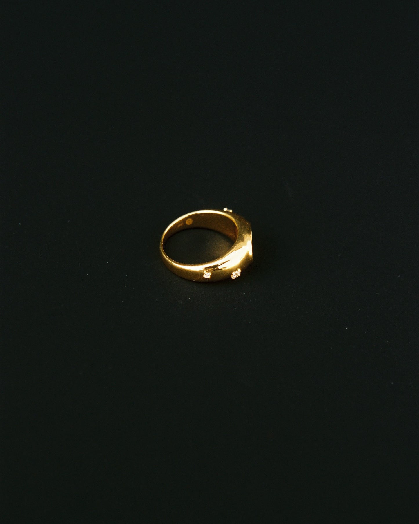 Signet Memory Ring - Gold Vermeil