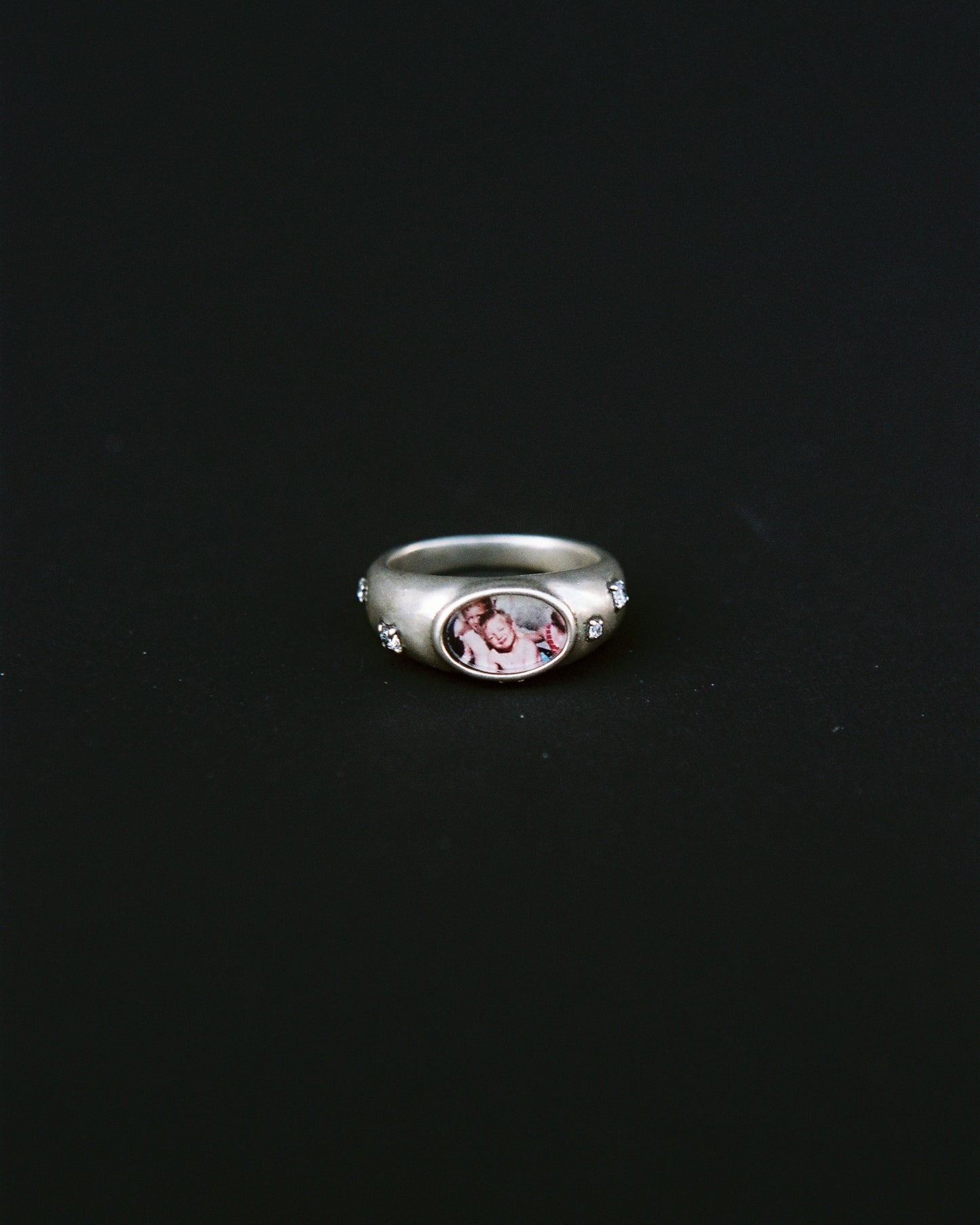 Signet Memory Ring - Vintage Silver