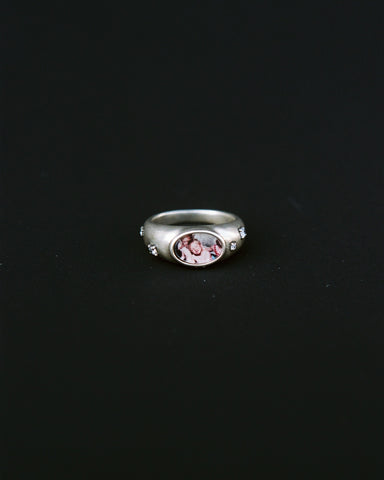 Signet Memory Ring - Vintage Silver