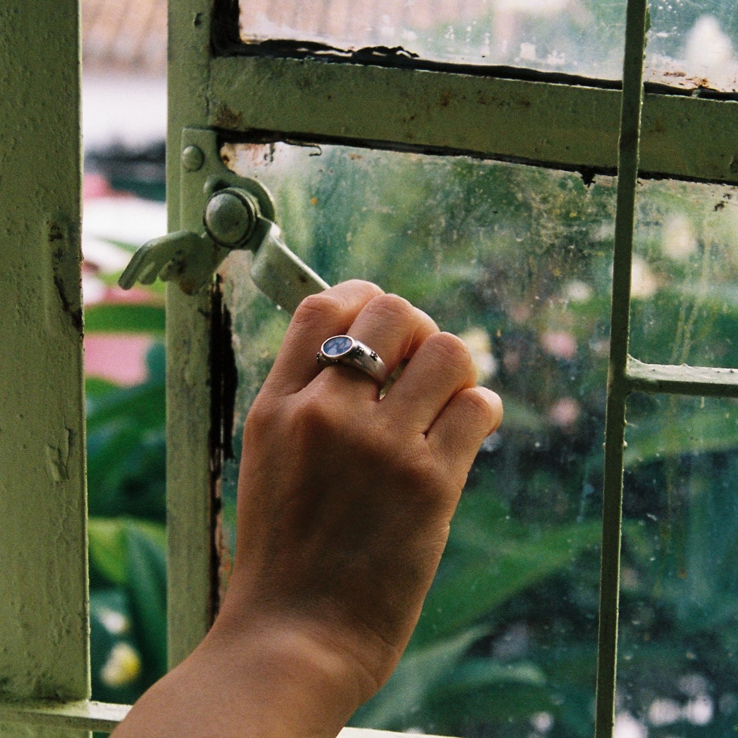 Signet Memory Ring - Vintage Silver
