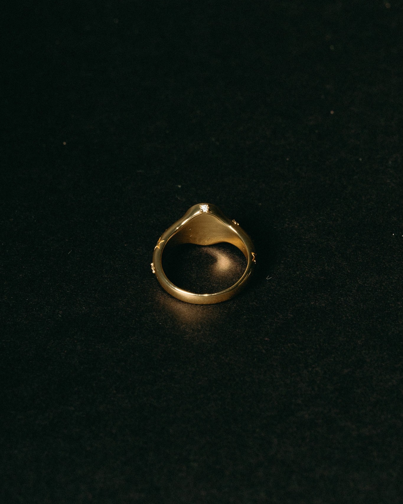 Celestial Jade Ring - Gold Vermeil