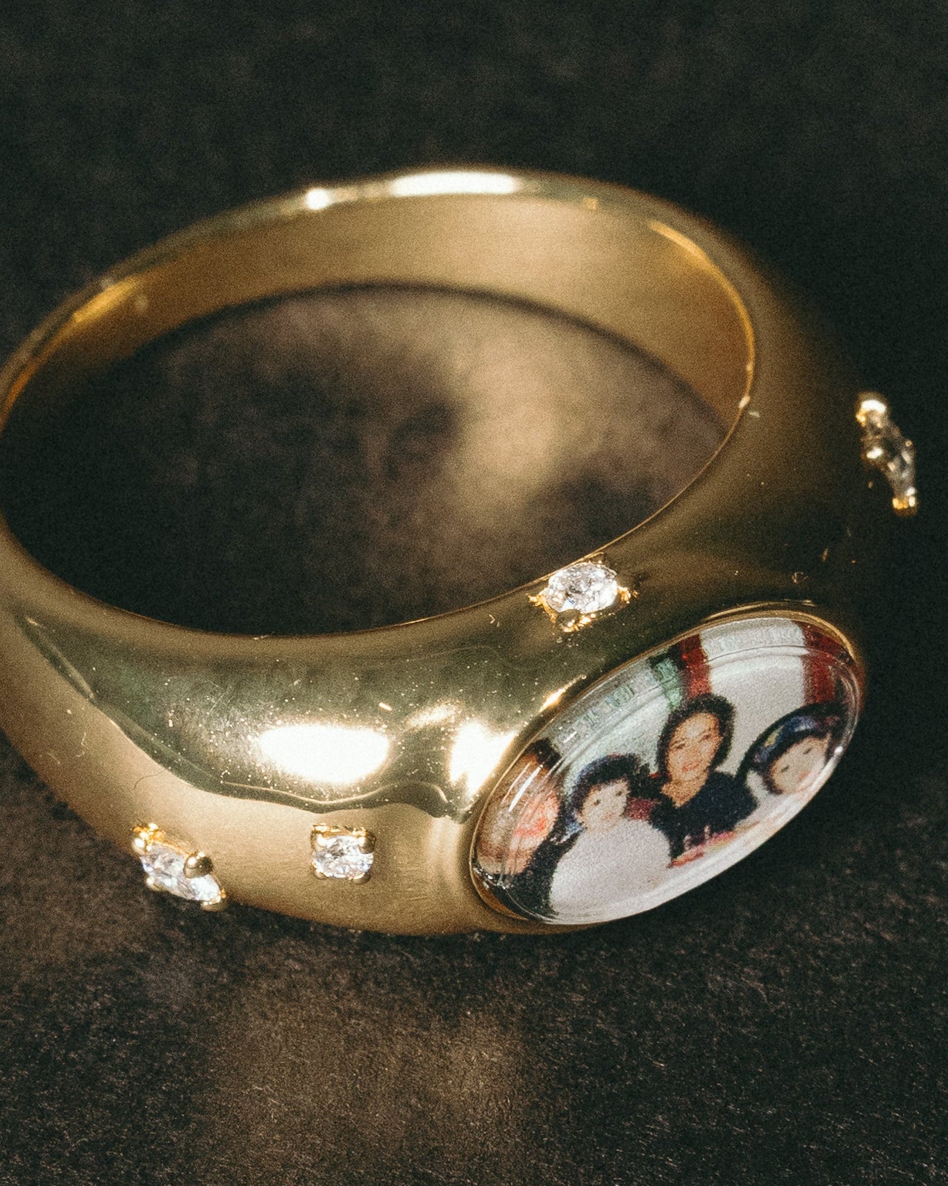 Signet Memory Ring - Gold Vermeil