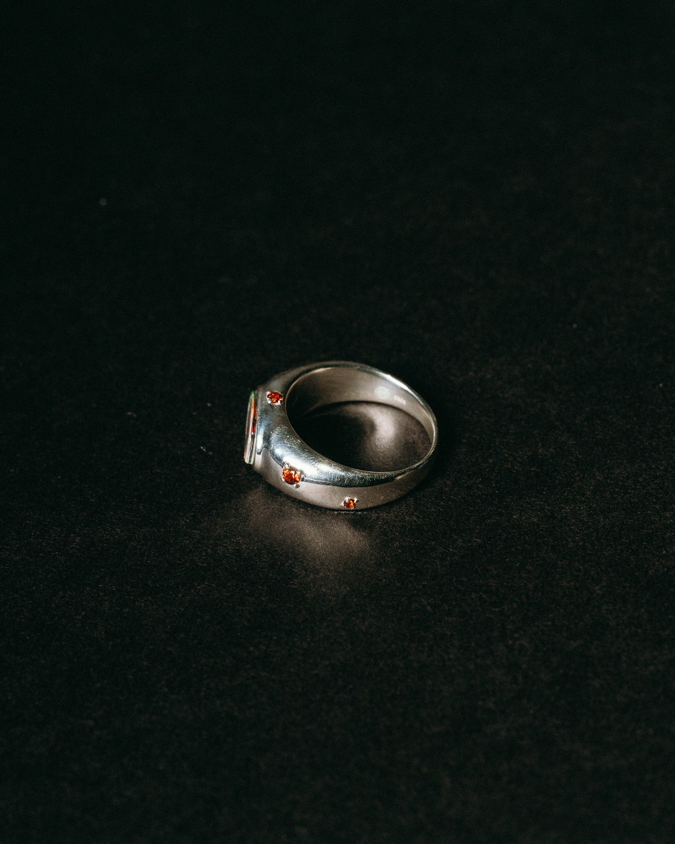Signet Memory Ring - Sterling Silver